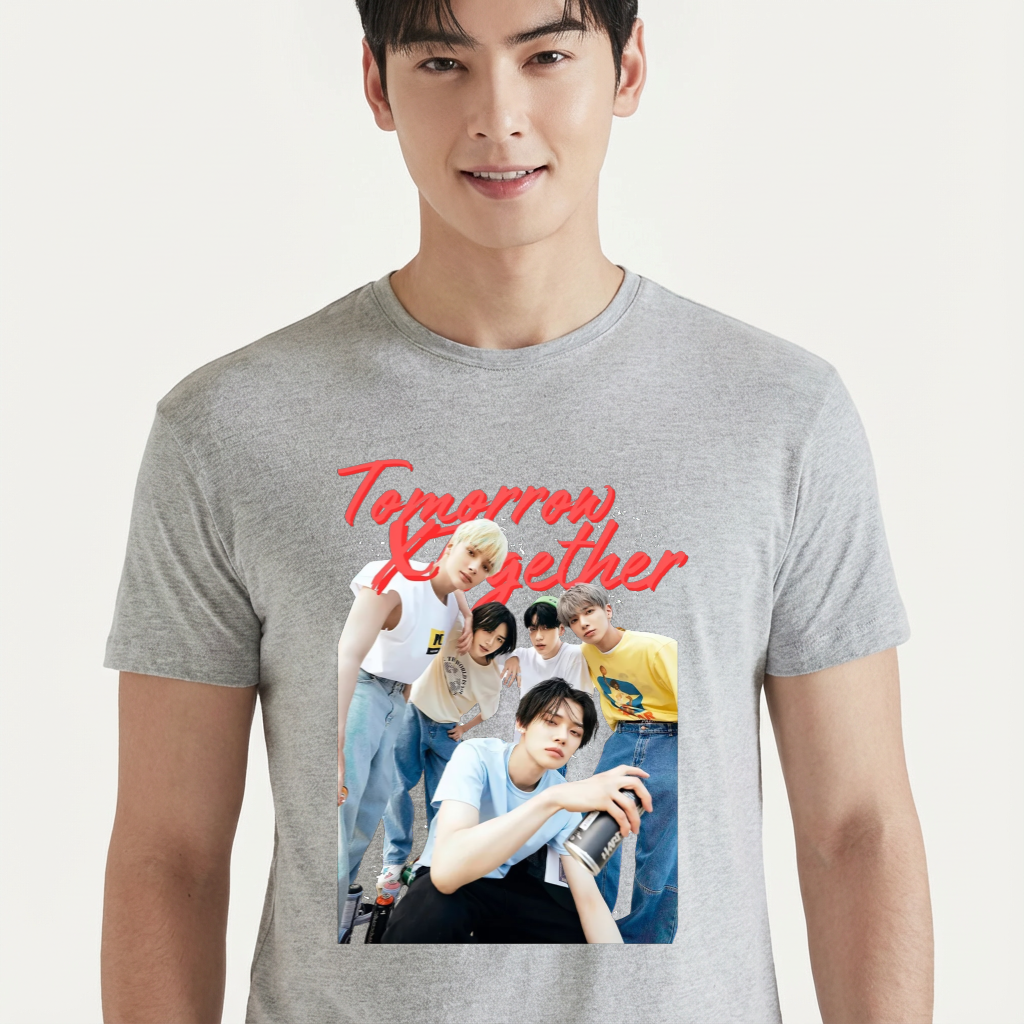 Camiseta TXT cinza