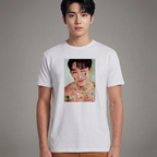 Camiseta Wonho Cute branca
