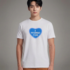 Camiseta Wonho You Heart branca
