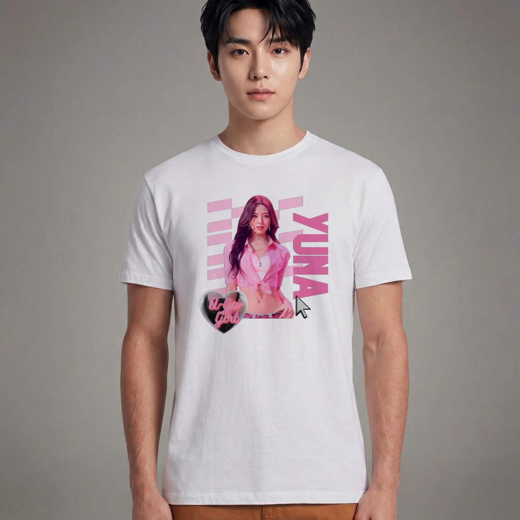 Camiseta Yuna ITZY branca