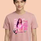 Camiseta Yuna ITZY rosa