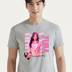Camiseta Yuna ITZY cinza