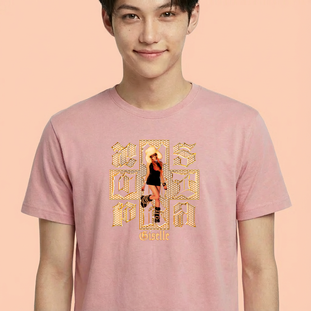 Camiseta Aespa Dirty Work Giselle rosa