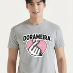 Camiseta Dorama Dorameira Finger Heart - Cinza (4)