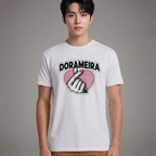 Camiseta Dorama Dorameira Finger Heart - Branca (1)