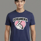 Camiseta Dorama Dorameira Finger Heart - Marinho (5)