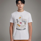Camiseta Dorama e Café - Branca (1)