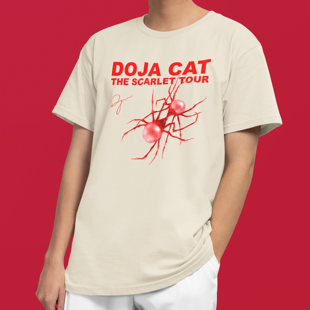 Camiseta Doja Cat The Scarlet Tour pérola
