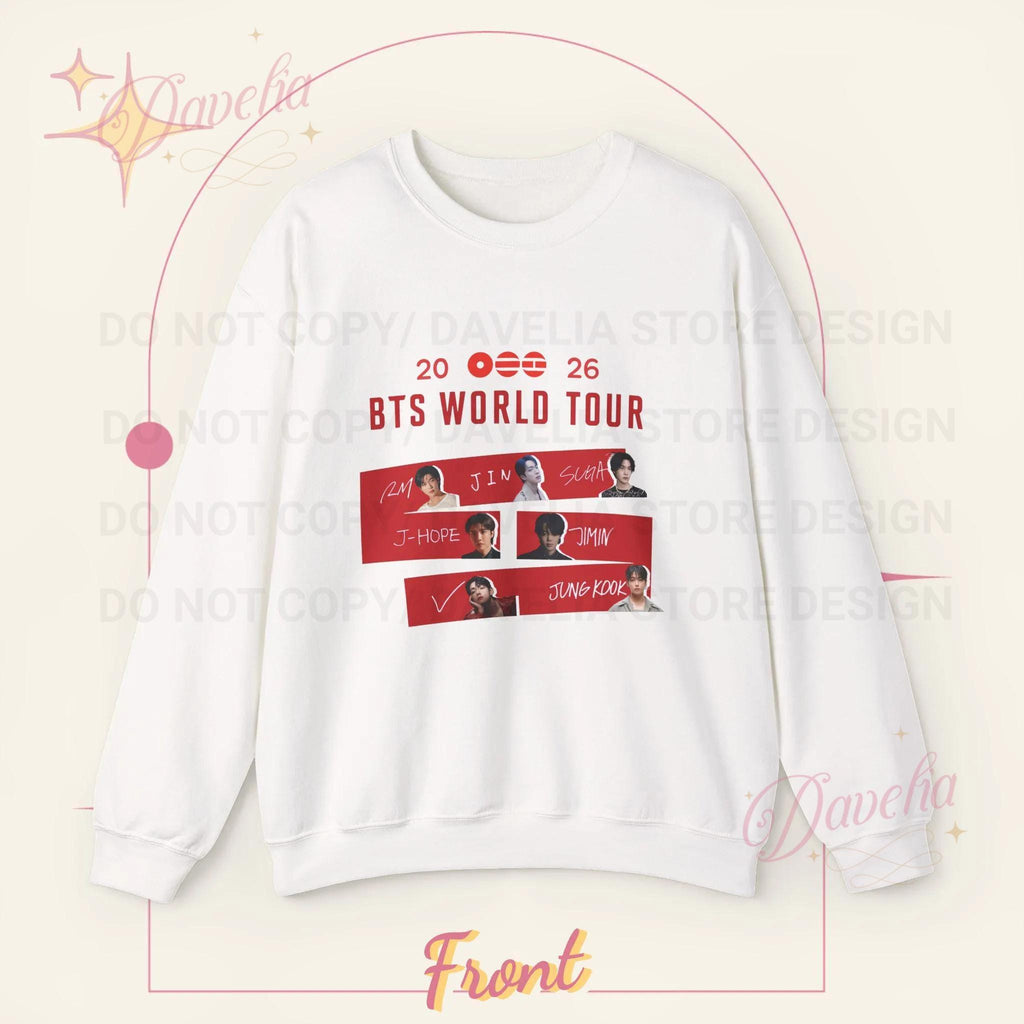 BTS World Tour 2026 Moletom | Unissex