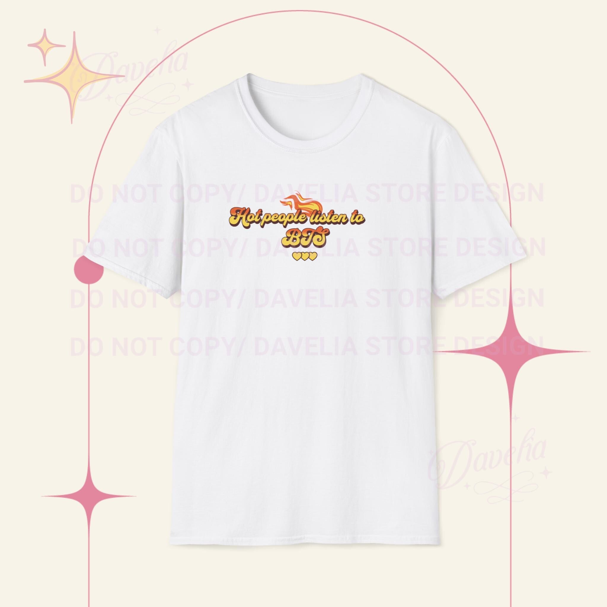 Camiseta BTS "Hot People Listen to BTS" World Tour 2026