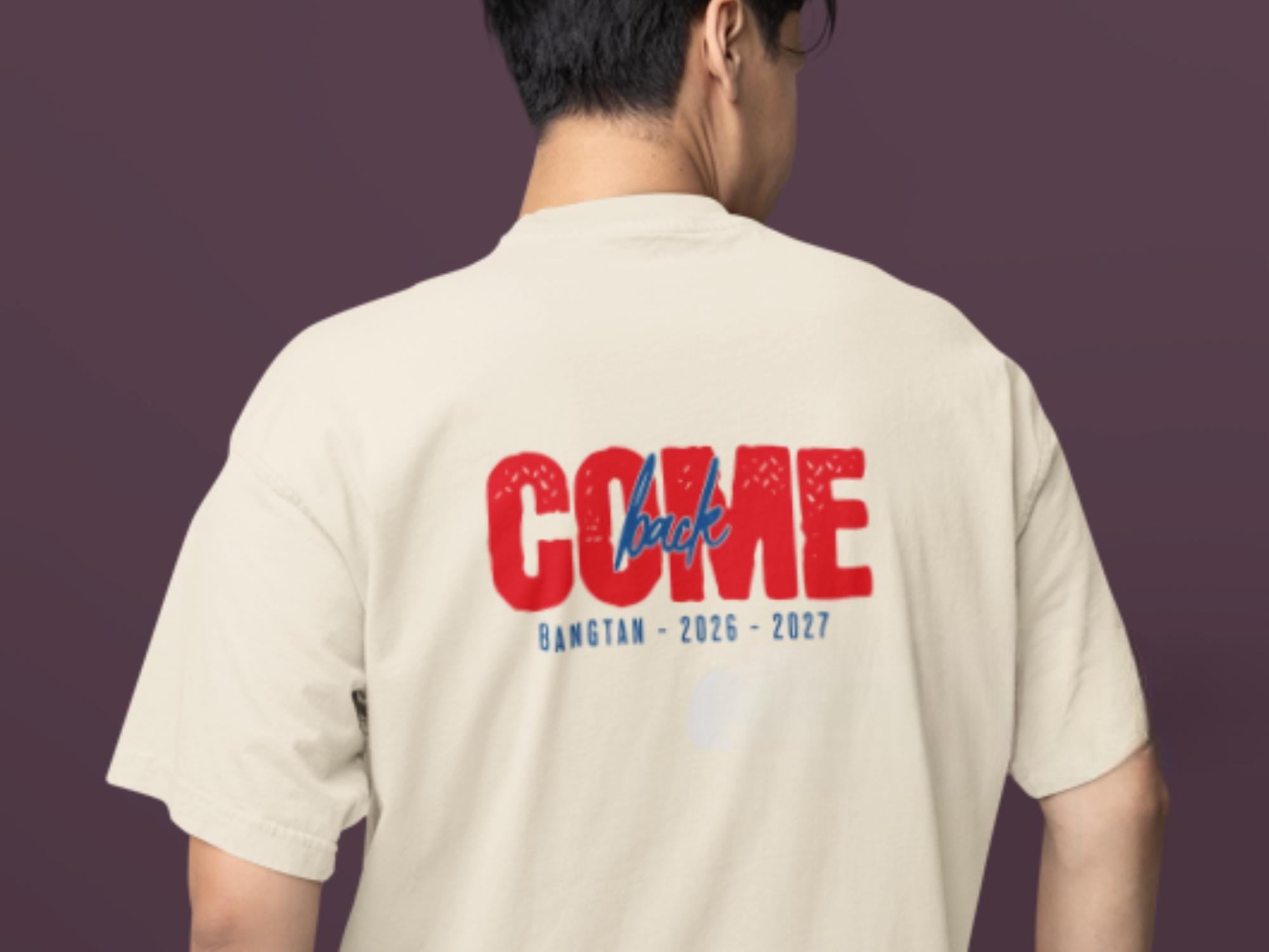 Camiesta BTS World Tour 2026 Unissex