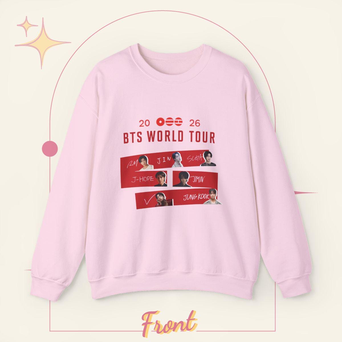 BTS World Tour 2026 Moletom | Unissex