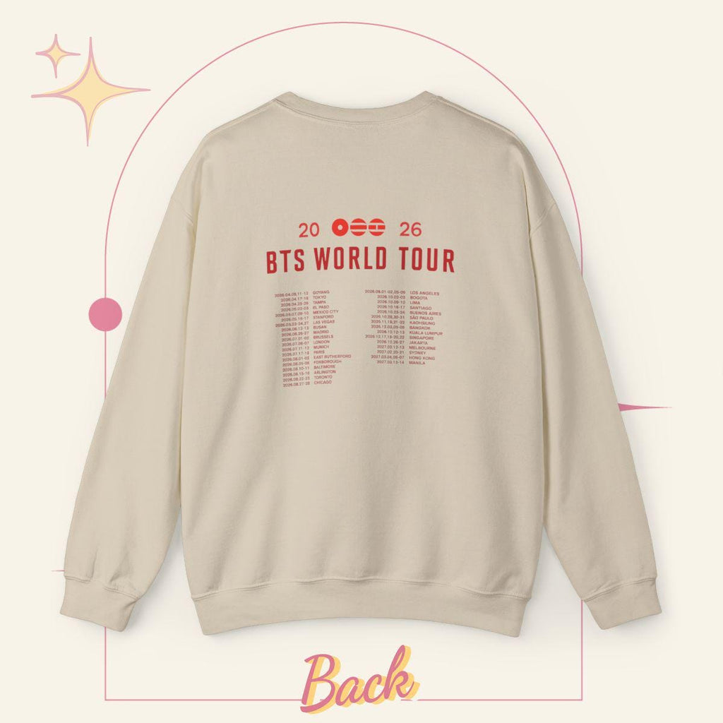 BTS World Tour 2026 Moletom | Unissex