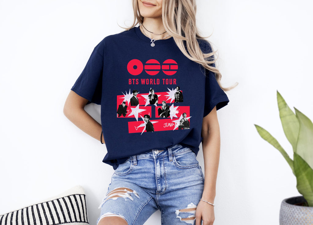 Camiseta BTS World Tour 2026 T-Shirt, Comeback Tour