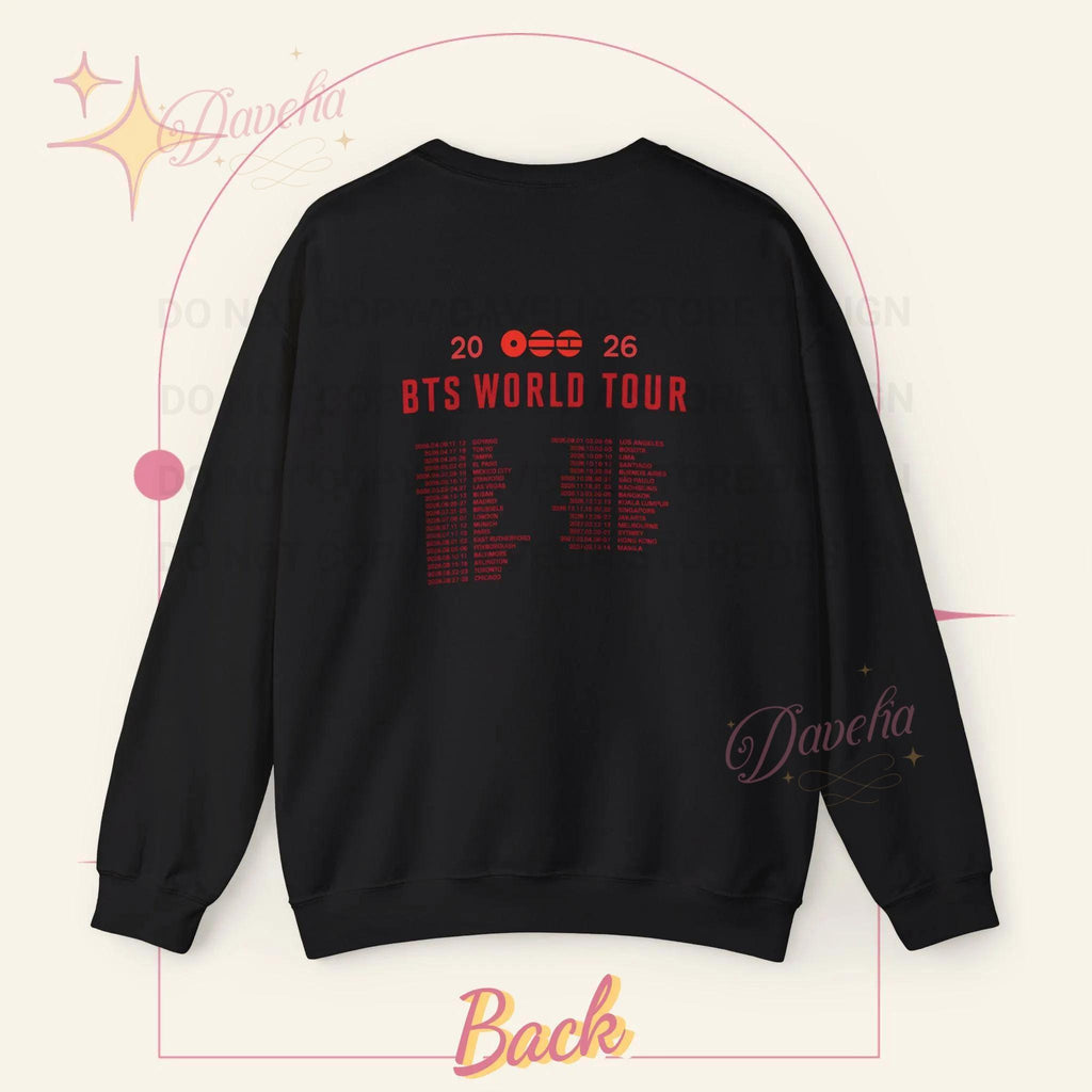 BTS World Tour 2026 Moletom | Unissex