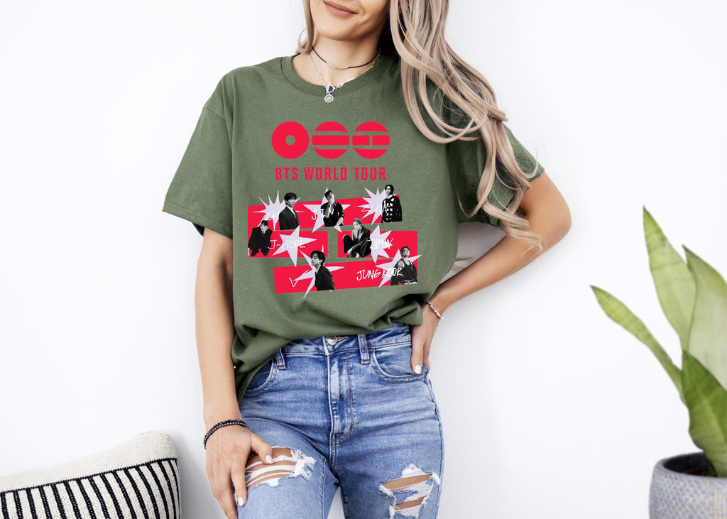 Camiseta BTS World Tour 2026 T-Shirt, Comeback Tour