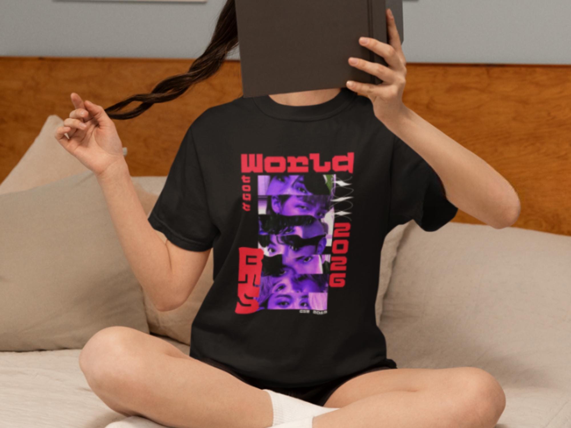 Camiesta BTS World Tour 2026 Unissex