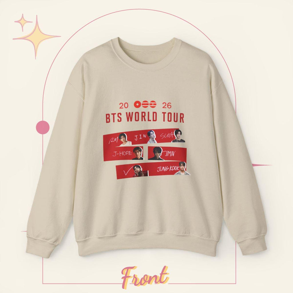 BTS World Tour 2026 Moletom | Unissex